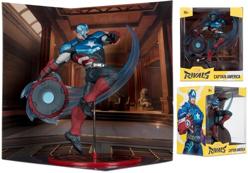 Marvel Rivals Coll 1:10th Wv1 - Captain America