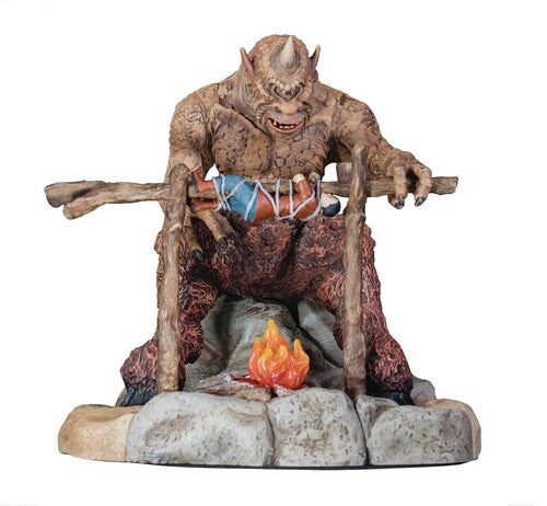 Ray Harryhausen - The 7th Voyage of Sinbad - Cyclops Barbeque Diorama Scene Polyresin Statue