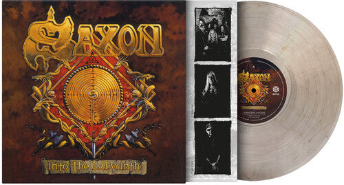 Saxon - Into The Labyrinth - Limited 180-Gram Crystal Clear & Black Marble Colored Vinyl