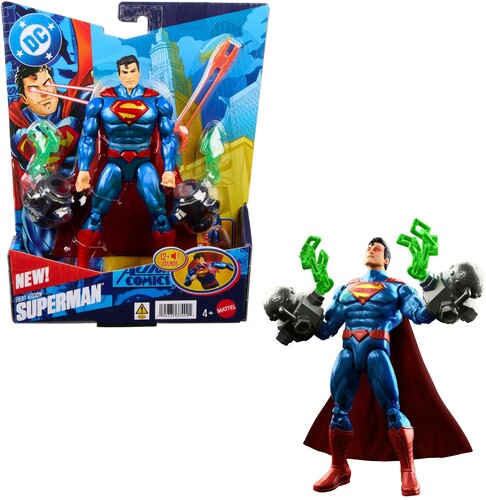 DC Premiere Heat Vision Superman 6.5 Action Figure with Lights & Sound