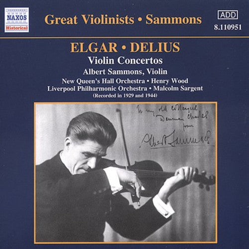 Delius/ Elgar/ Sammons/ Wood/ Sargent - Con Vn/Con VN (BM)