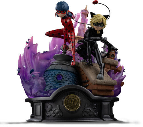 Iron Studios - Miraculous -  Art Scale 1/10 - Lady Bug & Cat Noir Deluxe Statue