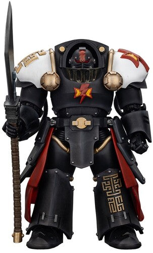Warhammer 40K: The Horus Heresy - White Scars: Ebon Keshig Terminator 2 with Power Glaive 1/18 Action Figure