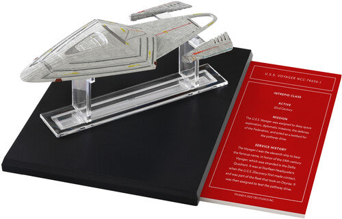 Star Trek: Voyager - Starship Library Vol. 7 - U.S.S. Voyager NCC-74656-J Die-Cast Ship & Book Set