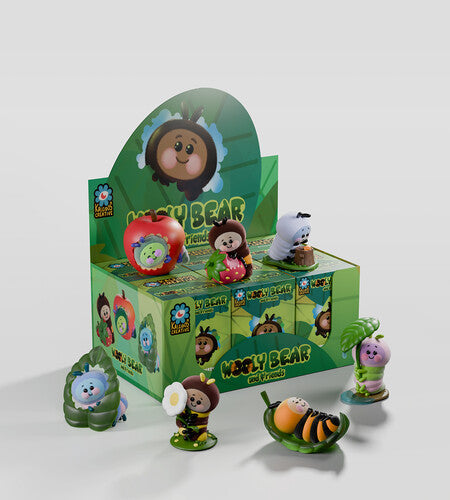 Kaleidos Wooly Bear and Friends Vinyl: Blind Box Series 1 with 6-Piece PDQ