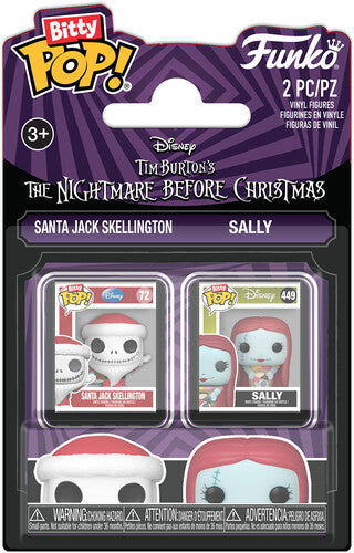 Funko Bitty POP!: The Night Before Christmas 2-Pack - Santa Jack & Sally