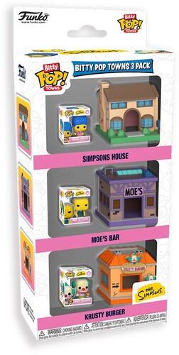 Funko Bitty POP! Town: Simpsons 3-Pack - Springfield