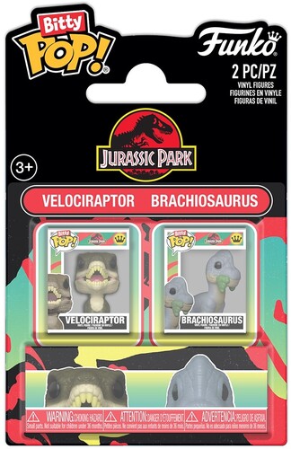 Funko Bitty POP! Jurassic Park 2-Pack - Raptor & Brachiosaurus