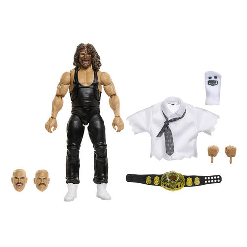 WWE Elite Collection 6" Summerslam Mankind Action Figure with Jesse Ventura Build-A-Figure Part