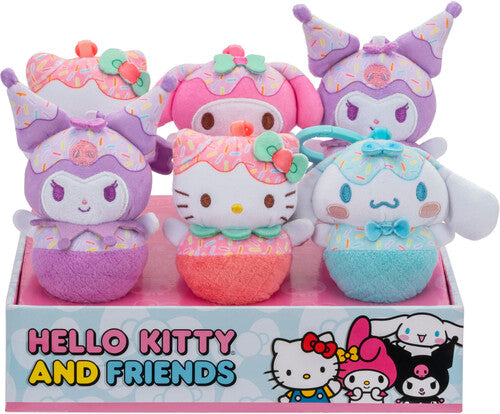 Jazwares - Hello Kitty - 4 Clip-on Plush Assortment 6ct PDQ