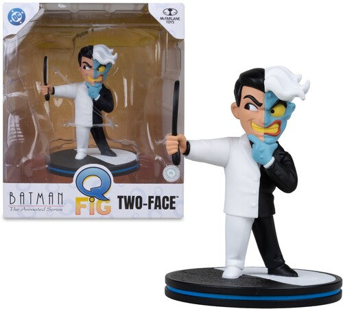 McFarlane Toys - QMx - DC Two-Face (Batman: The Animated Series) 4" Q-Fig Posed Figure