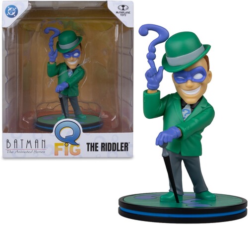 McFarlane Toys - QMx - DC Riddler (Batman: The Animated Series) 5" Q-Fig Posed Figure