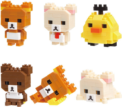 Nanoblock - Rilakkuma - Mininano Blind Box - Characters vol.1 6ct PDQ