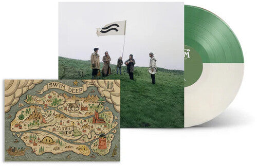 Swim Deep - Hum - Half Green & Half White Colored Vinyl