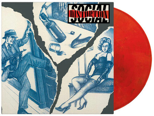 Social Distortion - Social Distortion - Limited 180-Gram Translucent Red, Black & White Marble Colored Vinyl