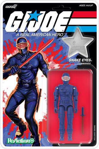 Super7 - G.I. Joe - ReAction+ Wv8 - Snake Eyes (America's 250th Anniversary)