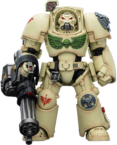 Warhammer 40K - Dark Angels: Deathwing Terminator 3 with Power Fist & Assault Cannon 1/18 Action Figure