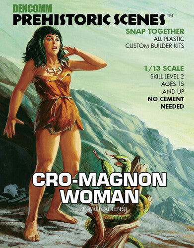 DENCOMM Prehistoric Scenes - Cro-Magnon Woman - 55th Anniversary New Era Limited Edition 1/13 Scale Model Kit