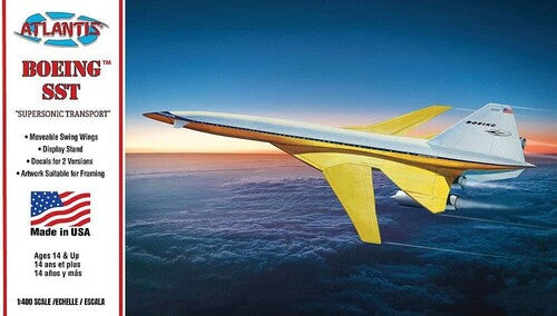 Boeing 2707 Supersonic Transport (SST) 1/400 Scale Model Kit