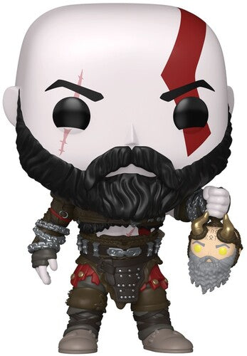 Funko POP! Games: God of War Ragnarok - Kratos with Mimir's Head