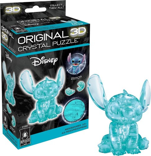 BEPUZZLED - Disney - Stitch (blue) 3D Crystal puzzle