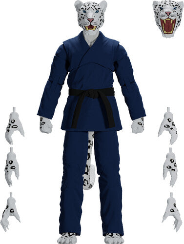 Jiu Jitsu Combat Creatures - Shadow The Snow Leopard Action Figure - Navy Gi