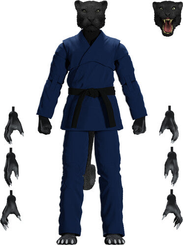 Jiu Jitsu Combat Creatures - Paulo The Panther Action Figure - Navy Gi