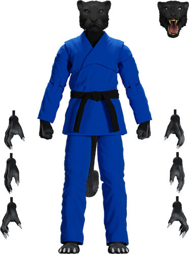 Jiu Jitsu Combat Creatures - Paulo The Panther Action Figure - Blue Gi