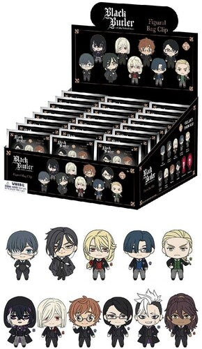 Black Butler - 3D Foam Bag Clip Series 1 - 24pc Blind Bag PDQ
