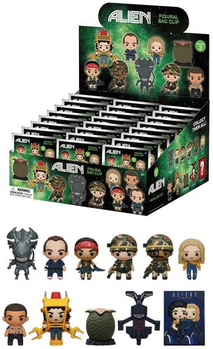 Aliens - 3D Foam Bag Clip Series 3 - 24pc Blind Bag PDQ