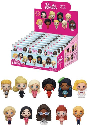 Barbie - 3D Foam Bag Clip Series 1 - 24pc Blind Bag PDQ