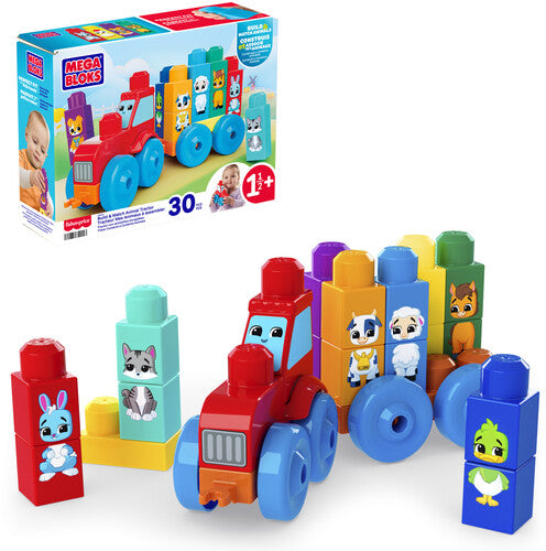 MEGA BLOKS Build & Match Animal Tractor