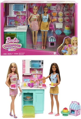 Barbie Barbie Celebration Fun Baking & Kitchen Playset