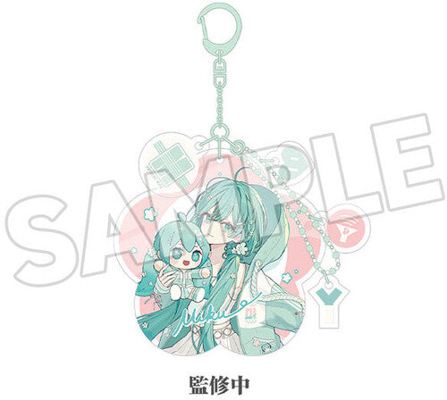 Hatsune Miku - Hug Series - Acrylic Flower Version Keychain