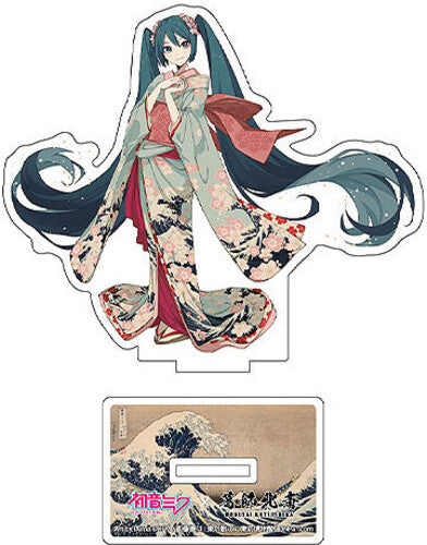 Hatsune Miku x Katsushika Hokusai iXima - Die-Cut Acrylic Stand - The Great Wave off Kanagawa (Kimono)