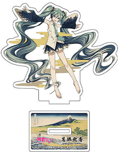 Hatsune Miku x Katsushika Hokusai iXima - Die-Cut Acrylic Stand - Tago Bay at Ejiri on the Tokaido