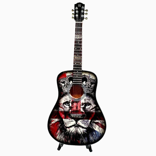 The Mini Axe - The Lionhearted - Mini Guitar Replica Collectible