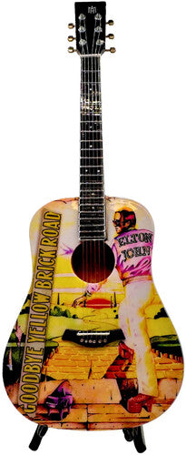 The Mini Axe - Elton John - Goodbye Yellow Brick Road Mini Guitar Replica Collectible