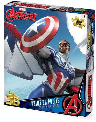 Marvel Avengers Falcon 500pc 24x18 in 3D Lenticular Puzzle