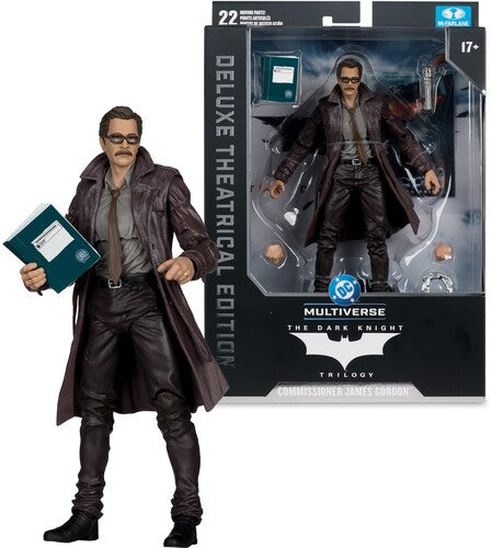 McFarlane Toys - DC Multiverse - Commissioner Gordon (The Dark Knight) 7" Action Figure Deluxe Theatrical Edition