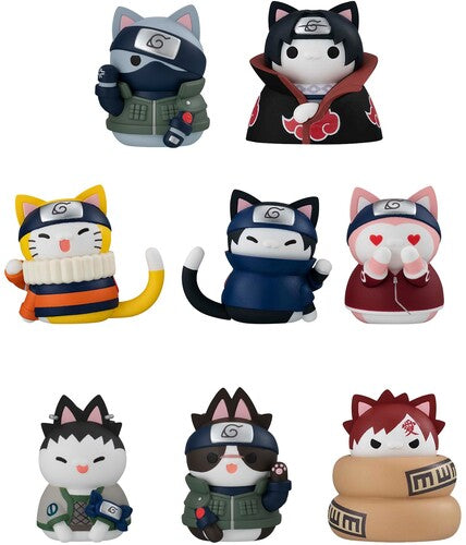Megahouse - Naruto - Mega Cat Project - Nyaruto! Cats of Konoha Village Reboot Figure 8ct PDQ