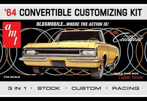 AMT 1964 Oldsmobile Olds Cutlass F-85 Convertible 1/25 Scale Model Kit