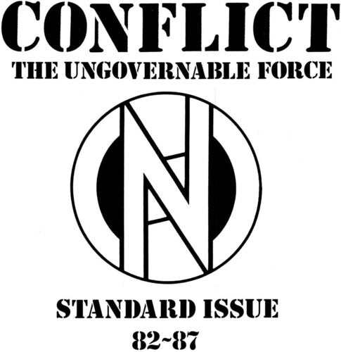 Conflict - Standard Issue 82-87 - Black & White Splatter Vinyl