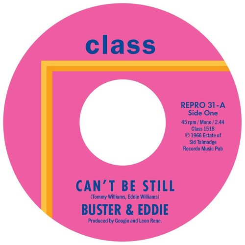 Buster & Eddie - Can't Be Still / There I Was