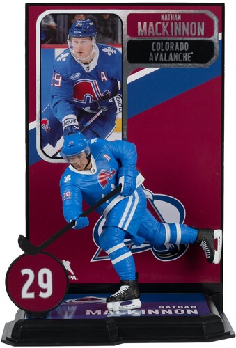McFarlane's SportsPicks - NHL - Nathan MacKinnon (Quebec Nordiques Retro) 7 Posed Figure