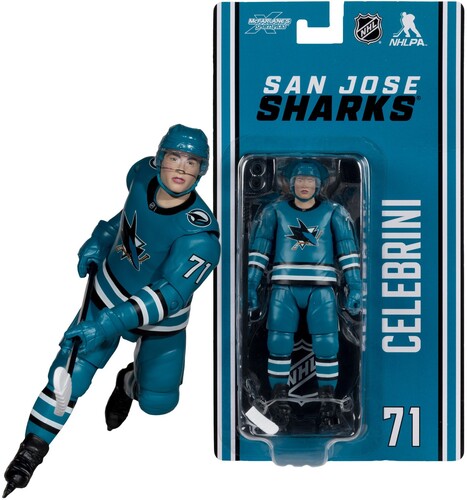 McFarlane SportsPicks - NHL - Macklin Celebrini (San Jose Sharks) 6 Action Figure