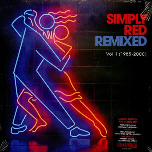 Simply Red - Remixed Vol. 1 (1985-2000) - Limited Red & Blue Colored Vinyl