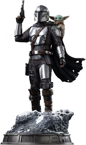 The Mandalorian and Grogu - Art Scale 1/10 - Mando & Grogu Statue