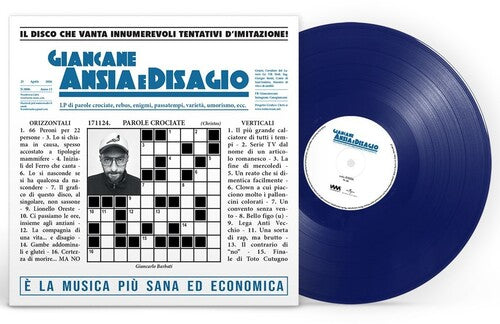 Giancane - Ansia E Disagio - Blue Vinyl