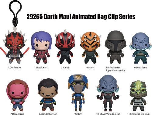 Star Wars - Maul Shadow Lord 3D Foam Bag Clip 24pc Blind Bag PDQ